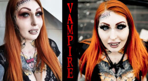 Girl Turns Herself Into A 'Vampire Barbie'