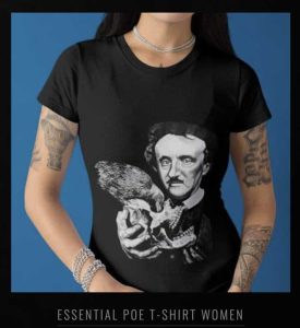 Edgar Allan Poe Tattoos T-Shirt Women