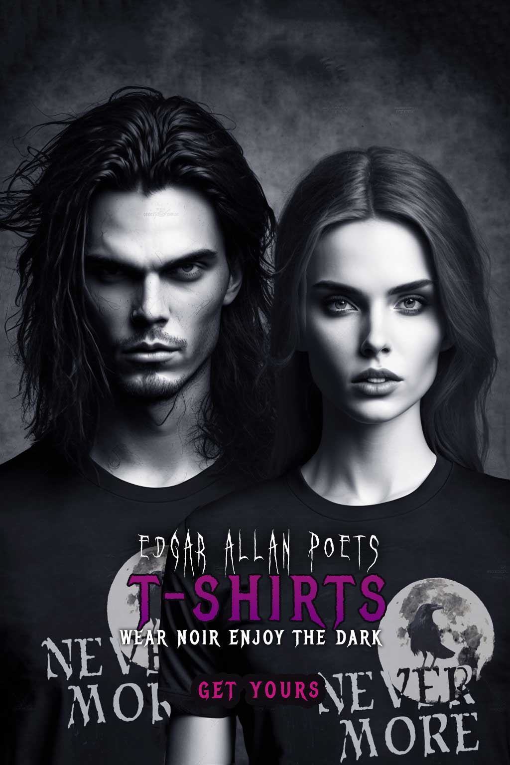 Edgar-Allan-Poets-T-Shirts Noir Store