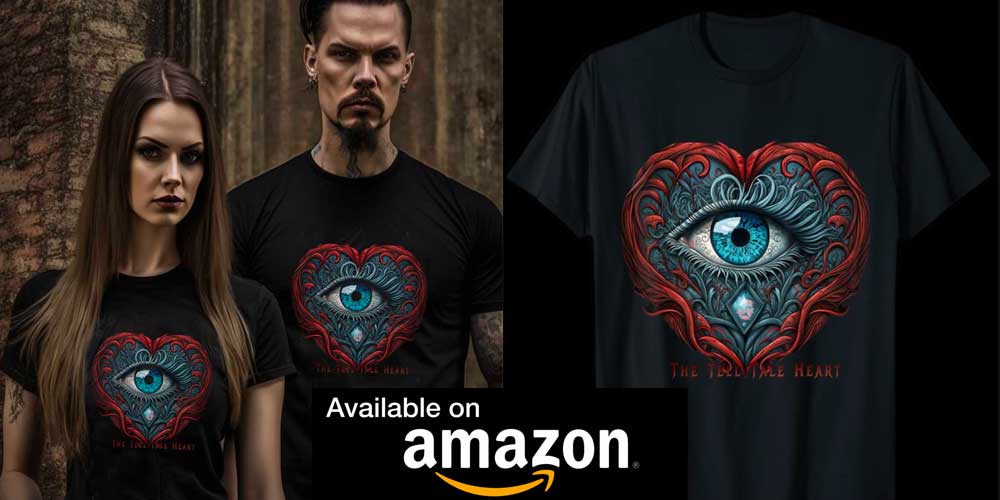 The-Tell-Tale-Heart by Edgar Allan Poe T-Shirt