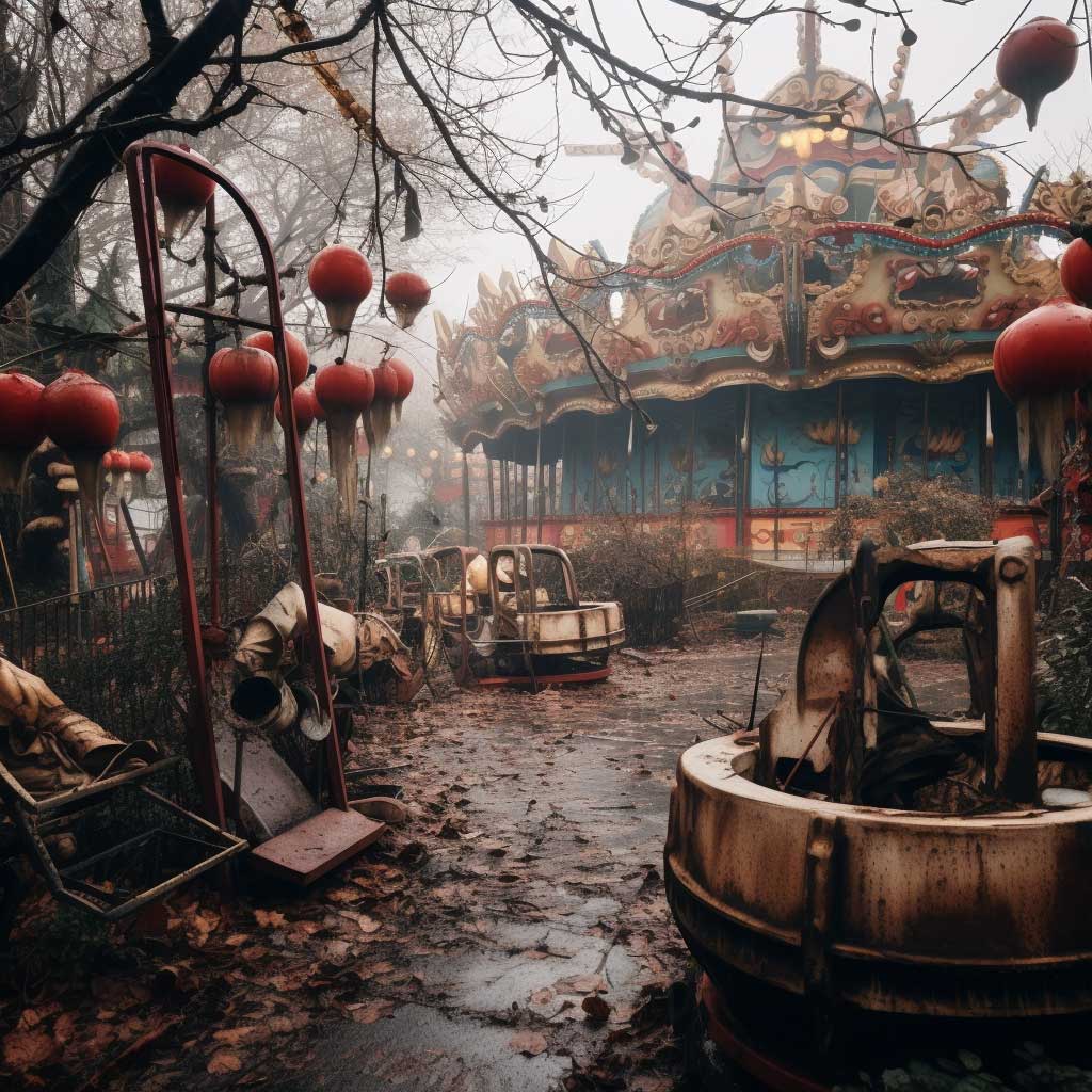 Abandoned Dreams Unmasking the Ghostly Charms of Desolate Amusement Parks