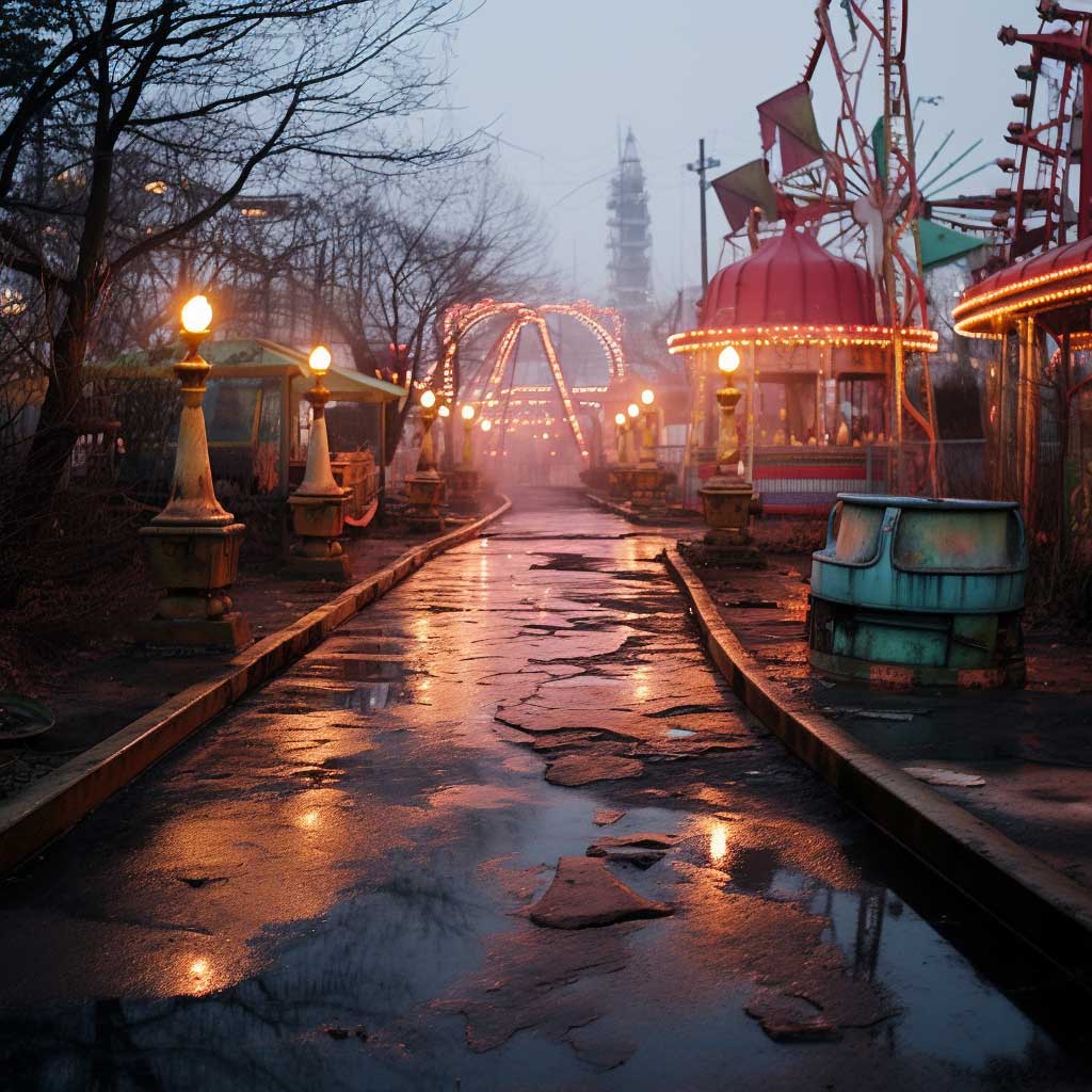 Frozen in Time Exploring the Haunting Beauty of Abandoned Amusement Parks