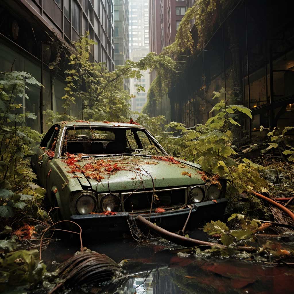 A Glimpse into a Post-Apocalyptic Earth Reclaimed by Nature