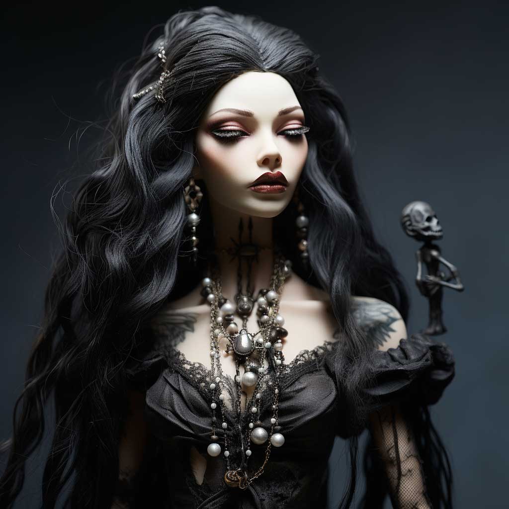 The intriguing Gothic Barbie