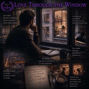 Grey & Purple Songbook Love Through the Window review artwork